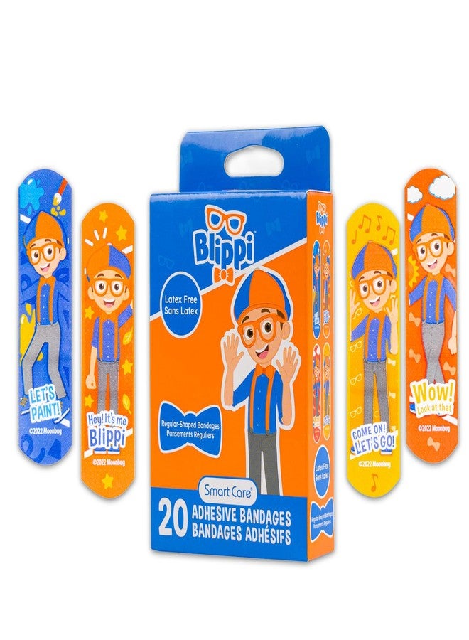 Blippi Bandages Set for Kids - Bundle Includes 3 Boxes of 20 Count Colorful Adhesives and Stickers | Blippi First Aid Kit Supplies for Girls, Boys - Image 2